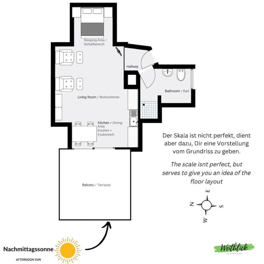 Weitblick-Loft Mit Terrasse Apartamento Rostock Exterior foto